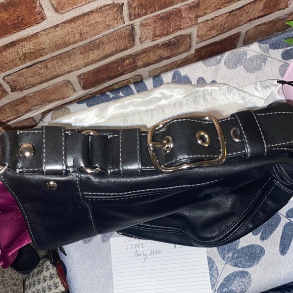 Coach Carly Hobo  Leather Shoulder Bag Euc 12669 - Picture 9 of 11